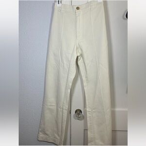 XS Big Bud Press Vintage White Western Pants